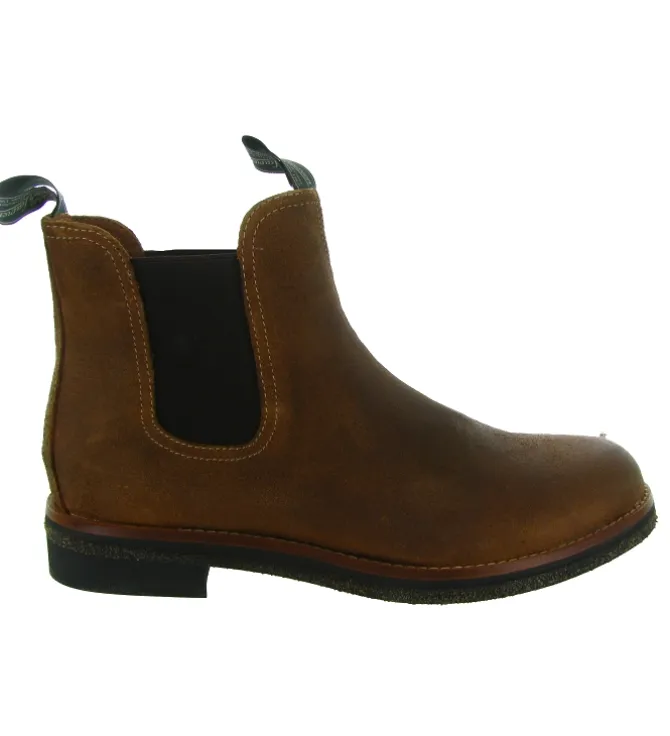 bottines et boots - Chelsea - homme - Nubuck - Marron - Ralph lauren