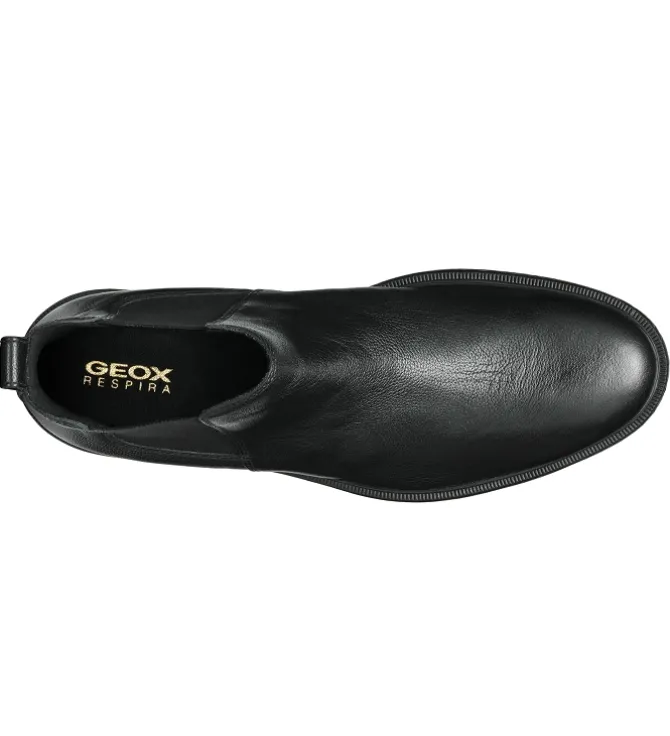 bottines et boots - Chelsea - homme - Nubuck - Noir - Geox