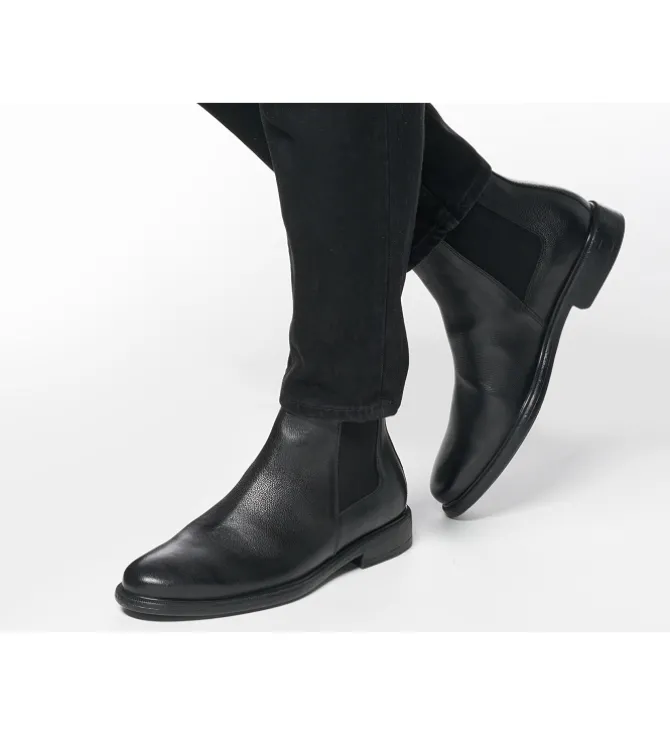 bottines et boots - Chelsea - homme - Nubuck - Noir - Geox
