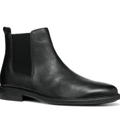 bottines et boots - Chelsea - homme - Nubuck - Noir - Geox