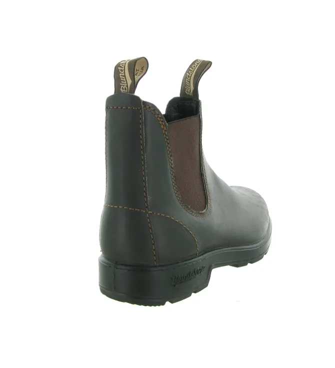 bottines et boots - Chelsea - homme - Cuir - Marron - Blundstone