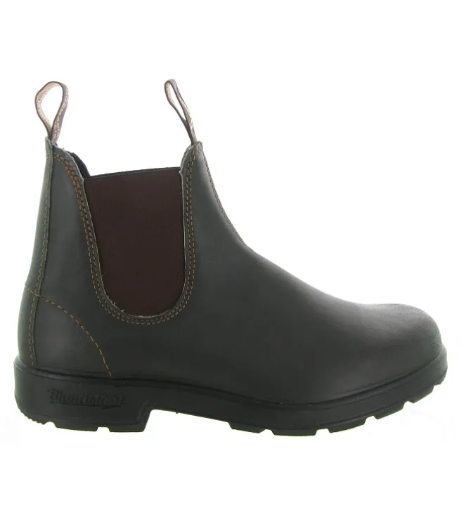 bottines et boots - Chelsea - homme - Cuir - Marron - Blundstone
