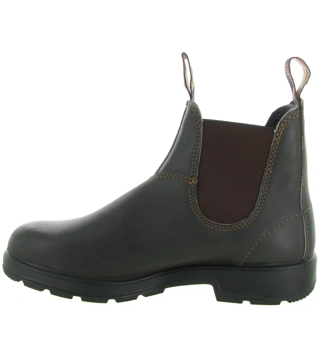 bottines et boots - Chelsea - homme - Cuir - Marron - Blundstone