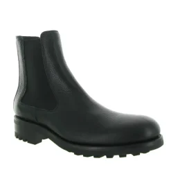 bottines et boots - Chelsea - homme - Cuir - Noir - Rautureau