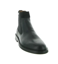 bottines et boots - Chelsea - homme - Cuir - Noir - Schmoove