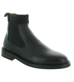 bottines et boots - Chelsea - homme - Cuir - Noir - Schmoove