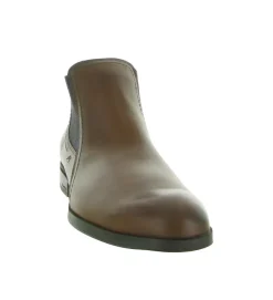 bottines et boots - Chelsea - homme - Cuir - Marron - Fluchos