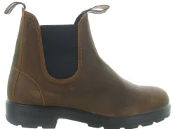bottines et boots - Chelsea - homme - Cuir Gras - Marron - Blundstone