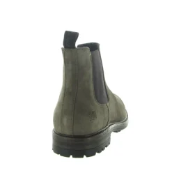 bottines et boots - Chelsea - homme - Nubuck - Taupe - Black stone