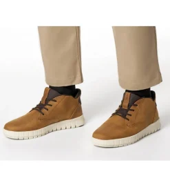 bottines et boots - Chelsea - homme - Nubuck - Marron - Geox