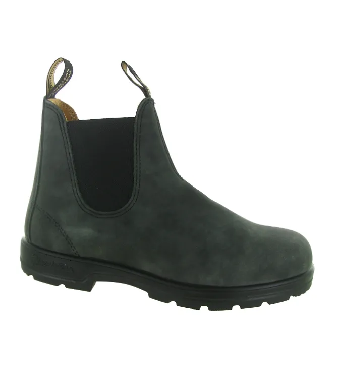 bottines et boots - Chelsea - homme - Cuir Gras - Noir - Blundstone