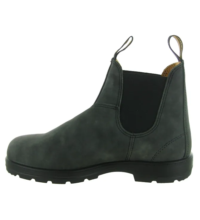 bottines et boots - Chelsea - homme - Cuir Gras - Noir - Blundstone