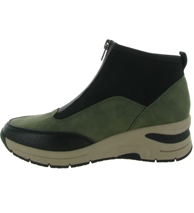 bottines et boots - Classique & Chic - femme - Synthétique - Kaki - Rieker