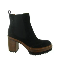 bottines et boots - Classique & Chic - femme - Nubuck - Noir - Pons quintana