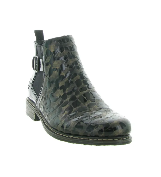 bottines et boots - Classique & Chic - femme - Cuir - Bronze - Rieker