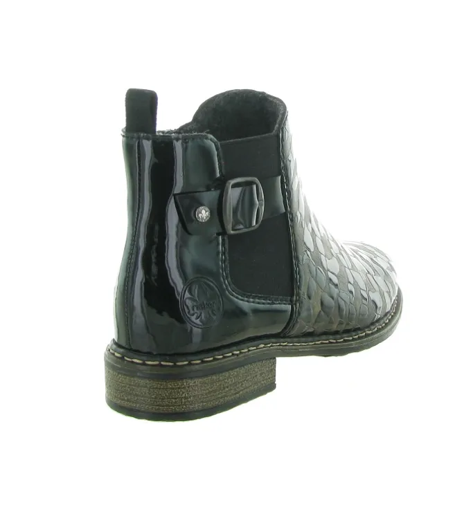 bottines et boots - Classique & Chic - femme - Cuir - Bronze - Rieker