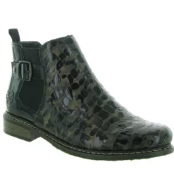 bottines et boots - Classique & Chic - femme - Cuir - Bronze - Rieker