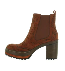 bottines et boots - Classique & Chic - femme - Nubuck - Bordeaux - Pons quintana