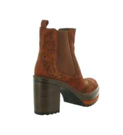bottines et boots - Classique & Chic - femme - Nubuck - Bordeaux - Pons quintana