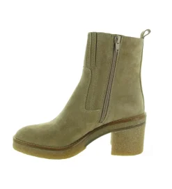 bottines et boots - Classique & Chic - femme - Nubuck - Beige - Alpe
