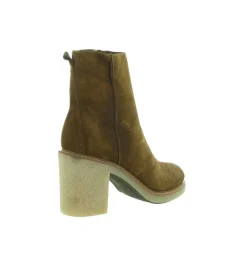 bottines et boots - Classique & Chic - femme - Nubuck - Marron - Julie dee