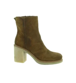 bottines et boots - Classique & Chic - femme - Nubuck - Marron - Julie dee