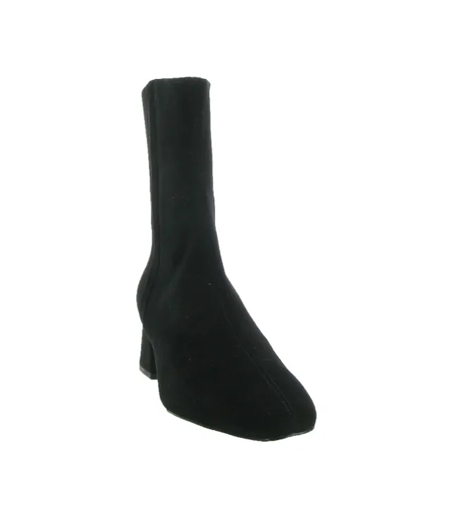 bottines et boots - Classique & Chic - femme - Nubuck - Noir - Unisa