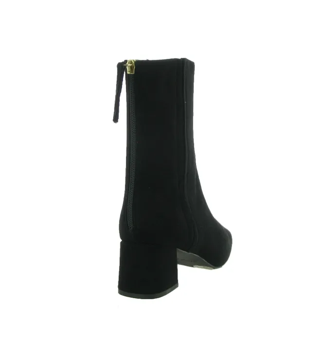 bottines et boots - Classique & Chic - femme - Nubuck - Noir - Unisa
