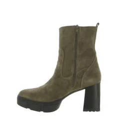 bottines et boots - Classique & Chic - femme - Cuir - Taupe - Unisa