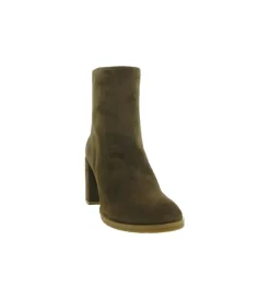bottines et boots - Classique & Chic - femme - Nubuck - Marron - Julie dee