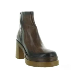 bottines et boots - Classique & Chic - femme - Cuir - Marron - Pons quintana