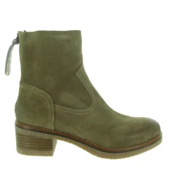 bottines et boots - Classique & Chic - femme - Nubuck - Taupe - Minka design