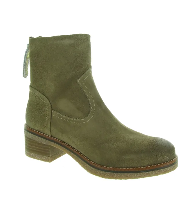bottines et boots - Classique & Chic - femme - Nubuck - Taupe - Minka design