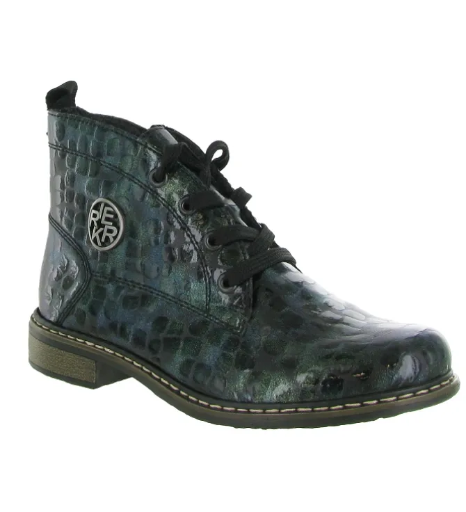 bottines et boots - Classique & Chic - femme - Synthétique - Vert - Rieker