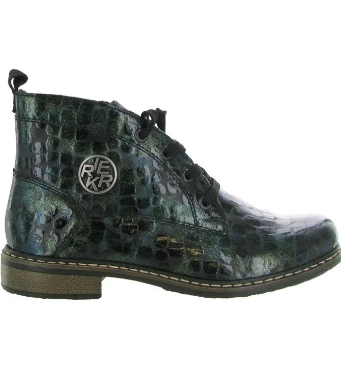 bottines et boots - Classique & Chic - femme - Synthétique - Vert - Rieker