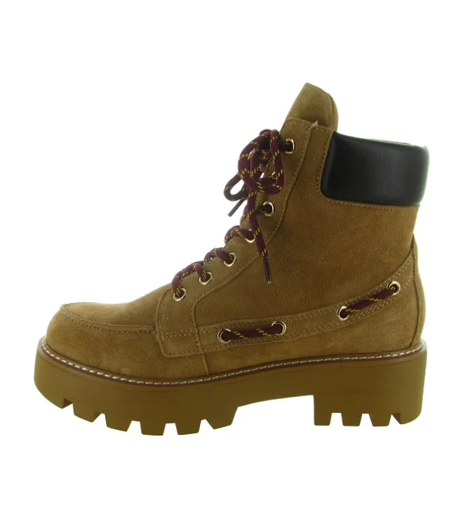 bottines et boots - Classique & Chic - femme - Nubuck - Marron - Colors of california