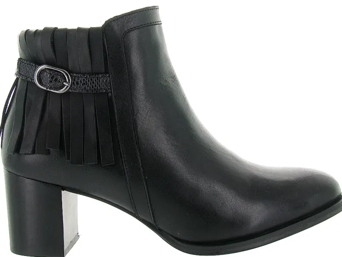 bottines et boots - Classique & Chic - femme - Cuir - Noir - He spring by hardridge
