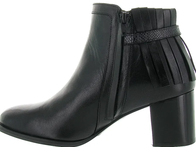 bottines et boots - Classique & Chic - femme - Cuir - Noir - He spring by hardridge