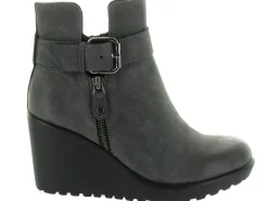 bottines et boots - Classique & Chic - femme - Cuir - Gris - B private