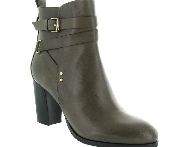 bottines et boots - Classique & Chic - femme - Cuir - Taupe - B private