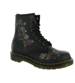 bottines et boots - Classique & Chic - femme - Cuir - Noir - Doc martens