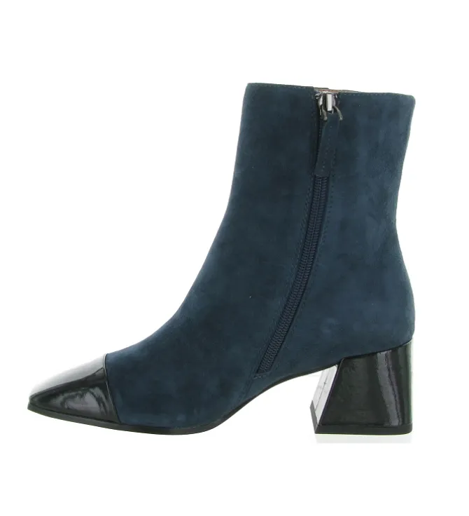 bottines et boots - Classique & Chic - femme - Cuir - Bleu Marine - Bibi lou