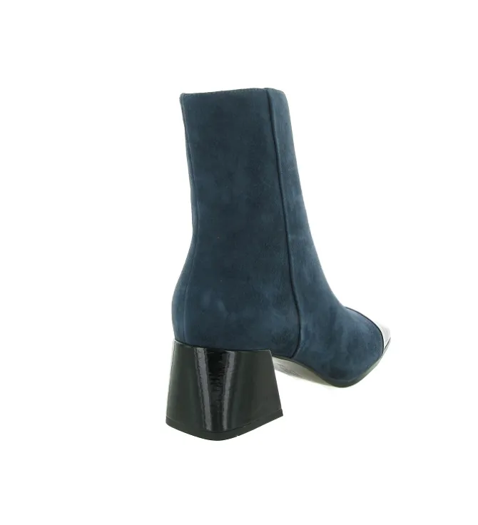 bottines et boots - Classique & Chic - femme - Cuir - Bleu Marine - Bibi lou