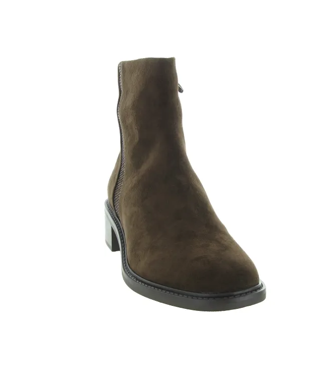 bottines et boots - Classique & Chic - femme - Cuir - Marron - Regarde le ciel...