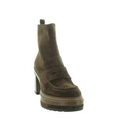 bottines et boots - Classique & Chic - femme - Nubuck - Marron - Pons quintana