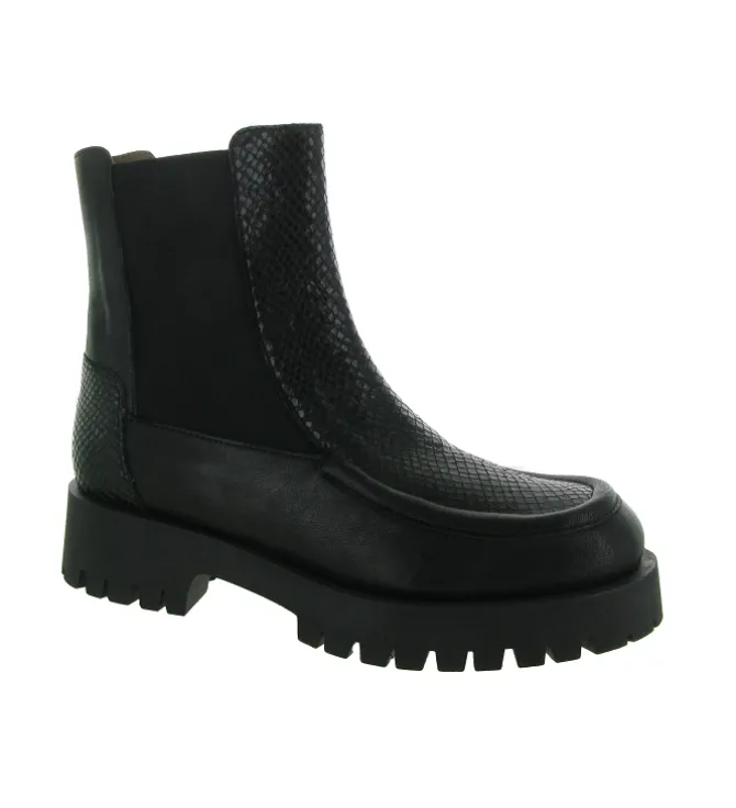 bottines et boots - Classique & Chic - femme - Cuir - Noir - Minka design