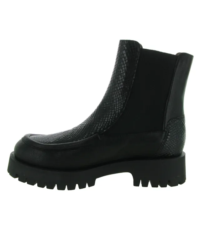 bottines et boots - Classique & Chic - femme - Cuir - Noir - Minka design