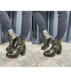 bottines et boots - Classique & Chic - femme - Nubuck - Vert - Pons quintana