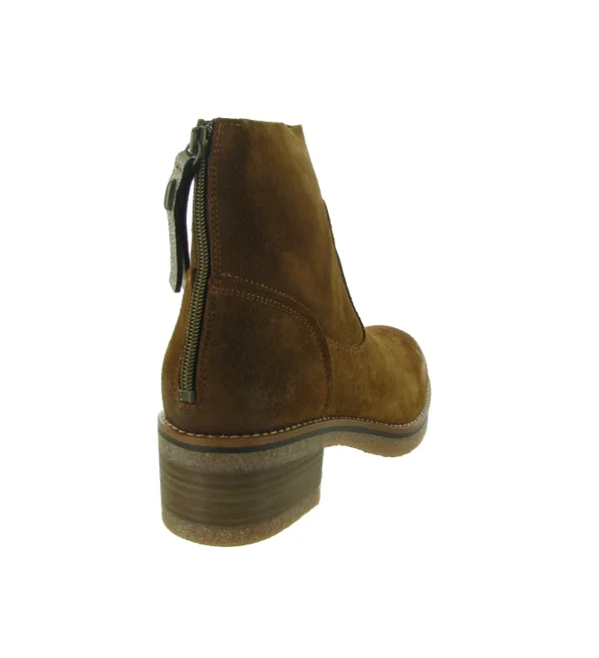 bottines et boots - Classique & Chic - femme - Nubuck - Marron - Minka design