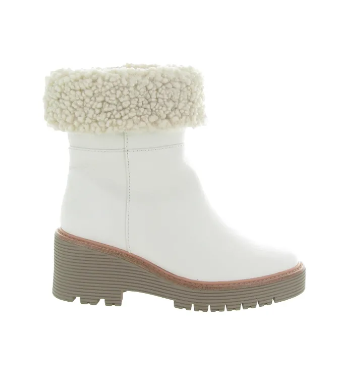 bottines et boots - Classique & Chic - femme - Cuir - Blanc - Regarde le ciel...